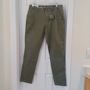 Eddie Bauer Boyfriend Slim Sage Pants